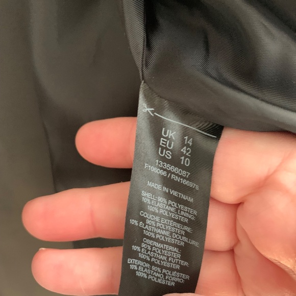 Ms Selfridge size 10 black blazer jacket - Picture 5 of 9